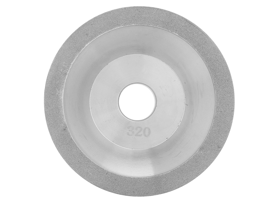 Roda de Moinho de Diamante Eletroplatada 100x20mm para Polimento S/MARCA