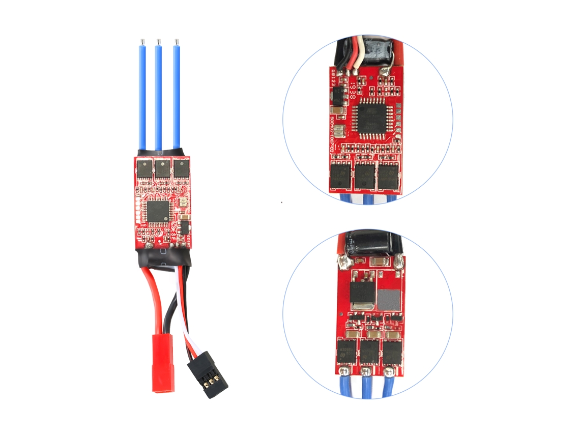 Mali controlador de Velocidade Elétrico Brushless 18a para Carros Rc 1/24 1/28 Wltoys K989 Kyosho Tamiya Mini Z Mini Q