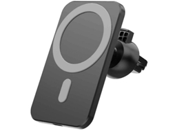 Carregador Carro Fast Ventilação Para Apple Yizhood Magnética Preto