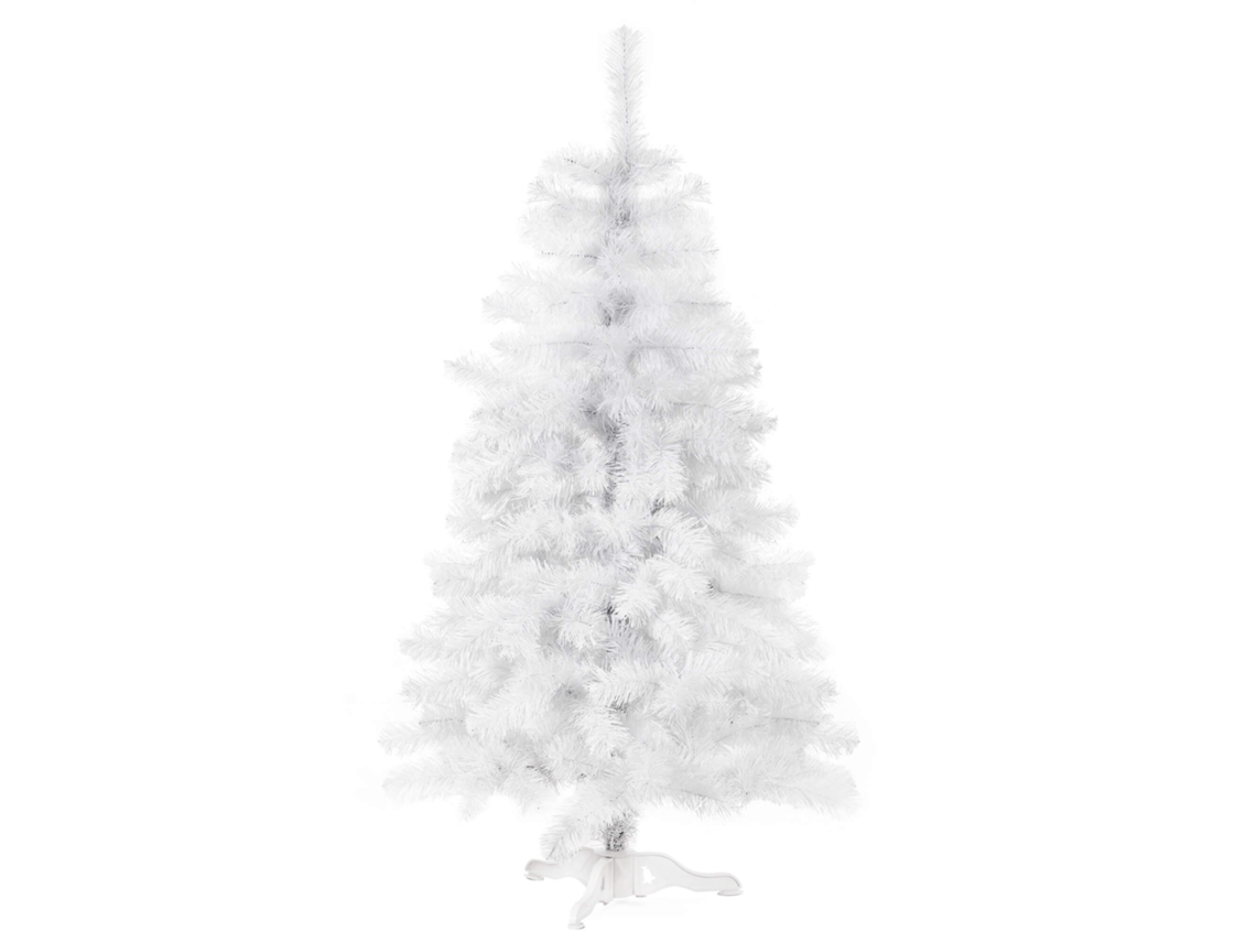 Árvore De Natal Artificial Abeto Branco 150 Cm Springos