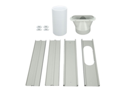 Kit de Ventilação para Painel de Ar Condicionado Portátil (Conjunto de Painel de Ventilação Universal Ajustável e Longo)