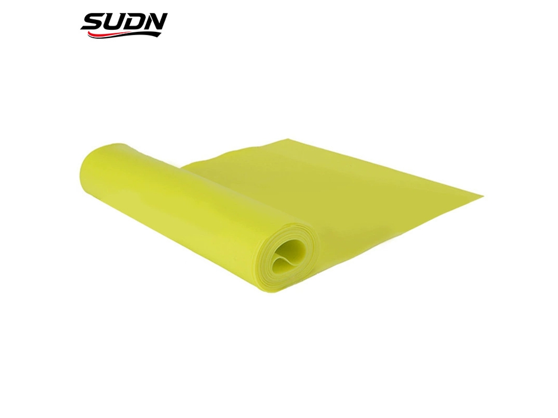 (amarelo: 1500*150*0,35mm) Faixa Elástica De Resistência Para Yoga, Modelagem E Alongamento