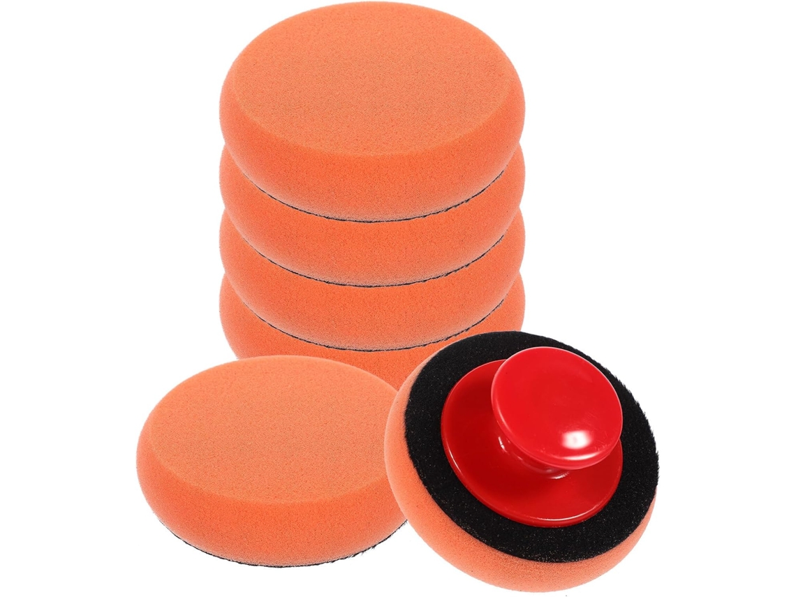 Conjunto De Esponjas De Polimento Com Cabo Confortável Para Carros E Barcos.