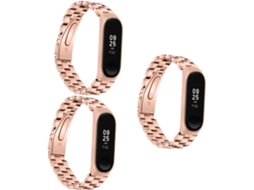 Conjunto De 3 Pulseiras Estilosas Para Relógio, Compatíveis Com