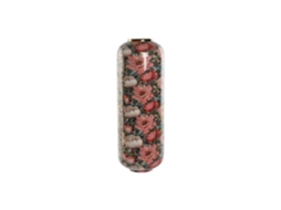 Vaso de Metal com Flores Cor de rosa, 25x25x69,3cm ALEXANDRA HOUSE LIVING