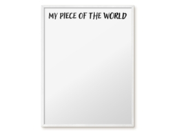 Magnetic Board My Piece Of The World For The Living Room Espelharte (60x80 Cm)