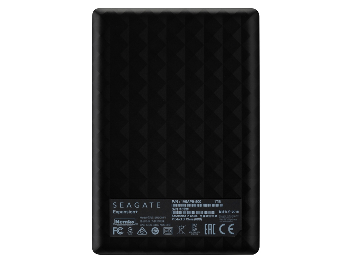 Disco HDD Externo SEAGATE Expansion Portable (2.5'' - 1 TB - USB 3.0)