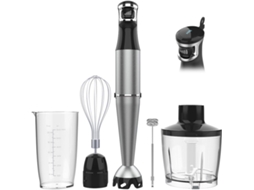 Liquidificador De Imersão Portátil Com Fio, 1100w, Gatilho Com Velocidade Variável, 5 Em 1: Emulsificador, Picador E Espumador Para Sopas, Papinhas E