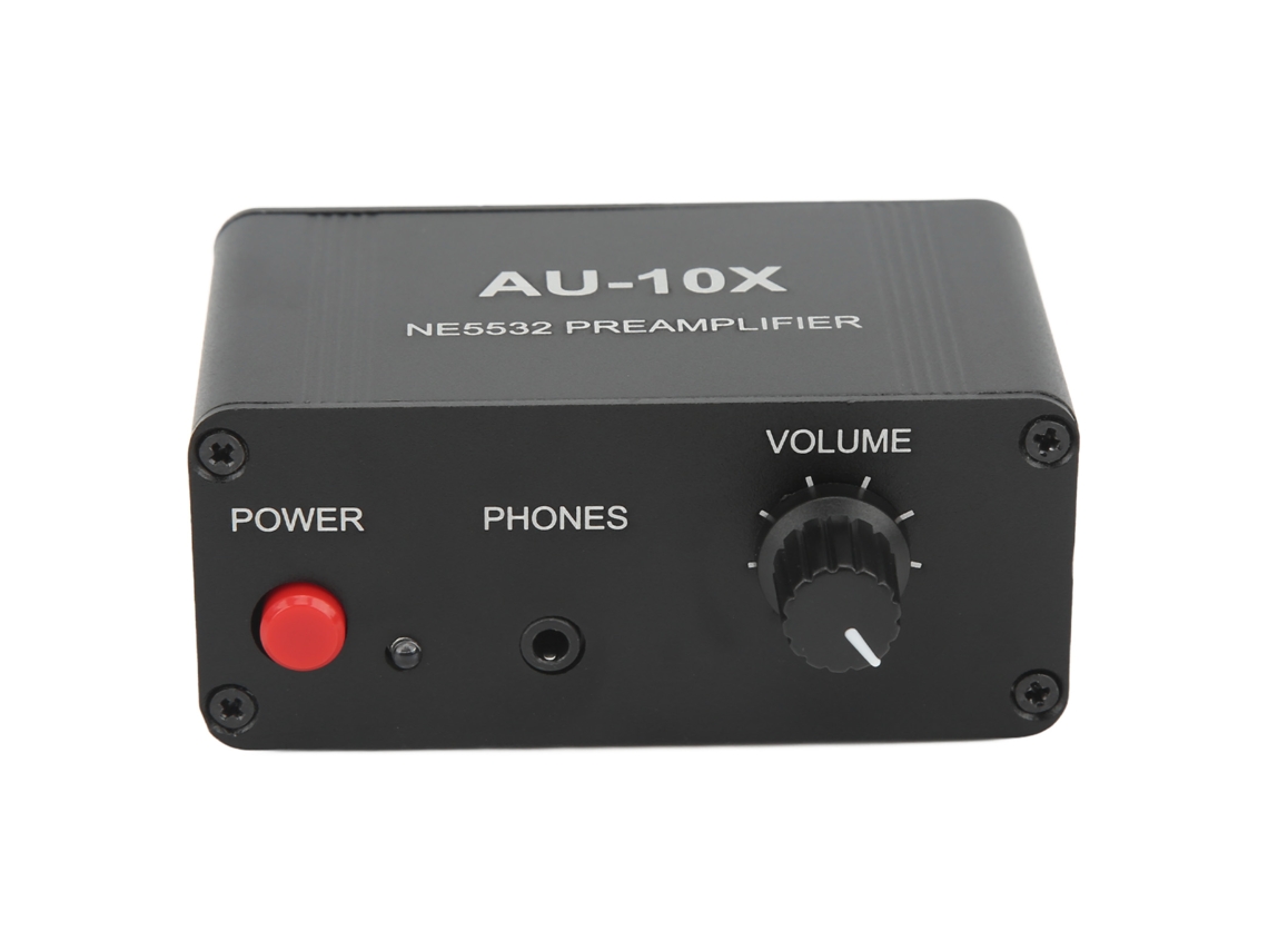 Pré-amplificador Estéreo 20dB NE5532, Controle de Volume | S/MARCA