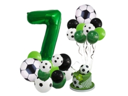 23 Balões Número 7, Decoração De Aniversário Com Tema Futebol Para Meninos, Ideal Festa 7 Anos, Perfeita Fãs E Da Copa Do Mundo.
