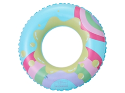 Boia Infantil retrô listrada em PVC azul AQUAFORGE