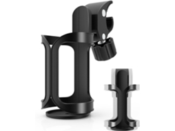Porta copos Universal para Bicicleta AQUAFORGE, 360 G, Rotação 360°, para Bicicletas, Carrinhos de Bebê, Andadores, Scooters e Cadeiras de Rodas