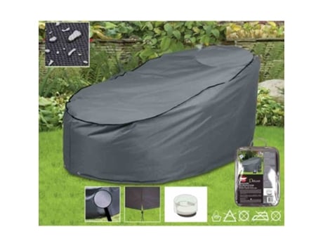 Capa protetora de vime luxuosa para ilha de sol Ø200cm 420D poliéster durável Boni Shop