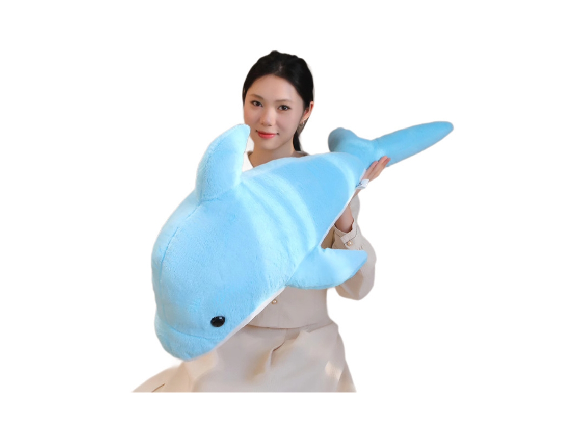 Pelúcia de Golfinho Série Oceano Brinquedo de Pelúcia para Máquina de Garra e Feira Azul CHABERLU