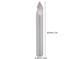 Laxiscreed Fresa V-groove 60° Para Fresadora Cnc E Chanfradura De Alta Precisão