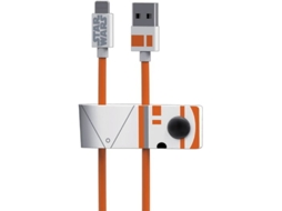 Cabo TRIBE BB-8 (USB - Lightning - 1.2m - Laranja)