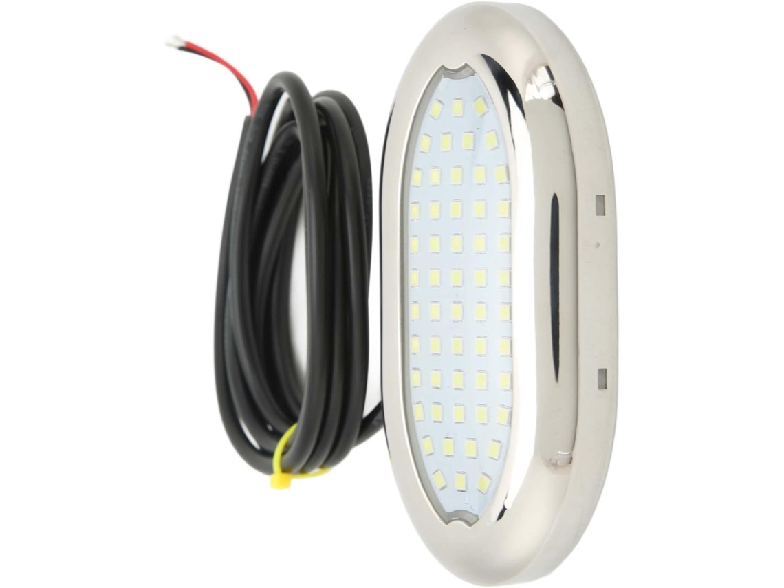 Lumière Sous marine Led para Bateau, 54 Perles de Cristal, Haute Luminosité, Étanche Ip68, Yacht Rv SFUSHOS
