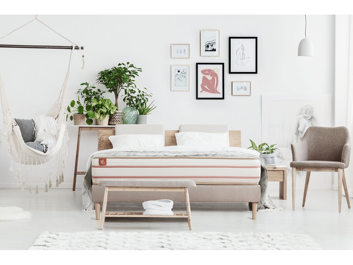 Colchão Base Le Doux MARMOTTES Espuma com memória Bege (180x200cm)