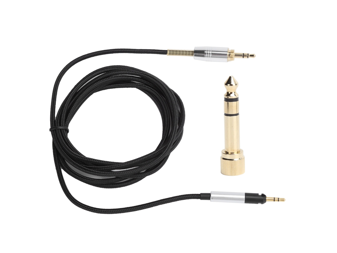 Cabo de Fones 3.5mm para 2.5mm com Adaptador 6.35mm Mali