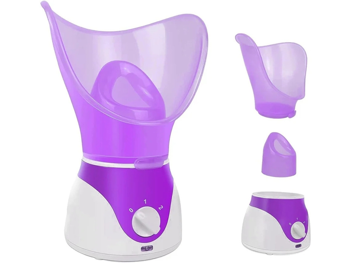 Vaporizador Facial Para Cuidados Com A Pele Limpeza Profunda Extrator De Cravo Spa Doméstico Roxo Bestvite