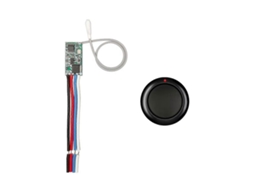 Interruptor De Controle Remoto De 433 Mhz, Mini Relé Sem Fio Preto