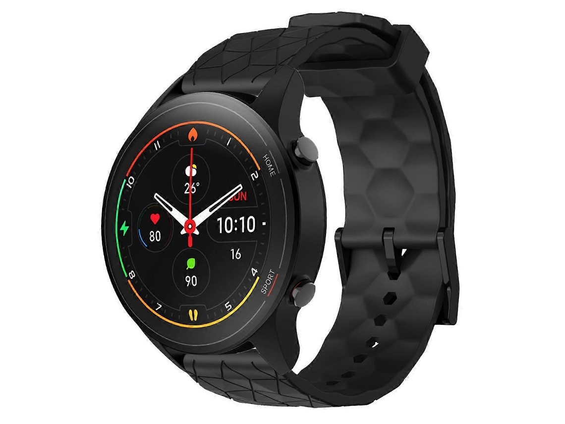 Pulseira De Silicone De Cor Sólida Com Estampa De Futebol Para Xiaomi Mi Watch S1 Pro 22mm
