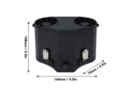 Laxiscreed Ventilador Portátil Com Bateria De 20000mah E Duração Até 120h, Ajuste De Velocidade Contínuo