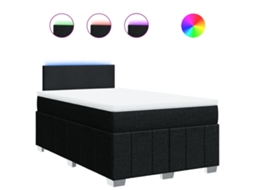 Box Spring Bed, Box Spring Beds Vidaxl Preto Tecido (120 X 200 Cm)