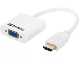 Adaptador de gênero SANDBERG HDMI to VGA+Audio Converter