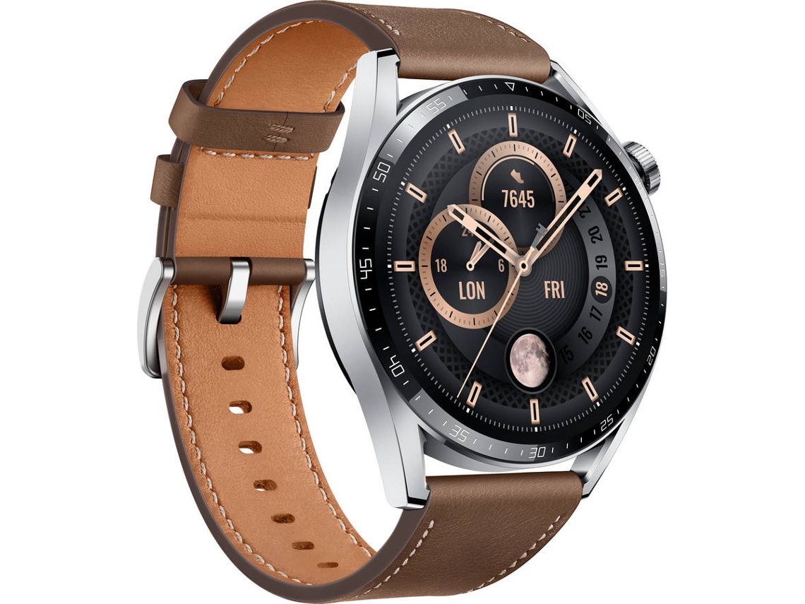 Smartwatch HUAWEI Watch GT3 Classic 46mm Castanho Worten.pt