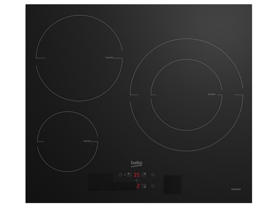 Placa de Indução BEKO HII63405MT (Elétrica - 58 cm - Preto)