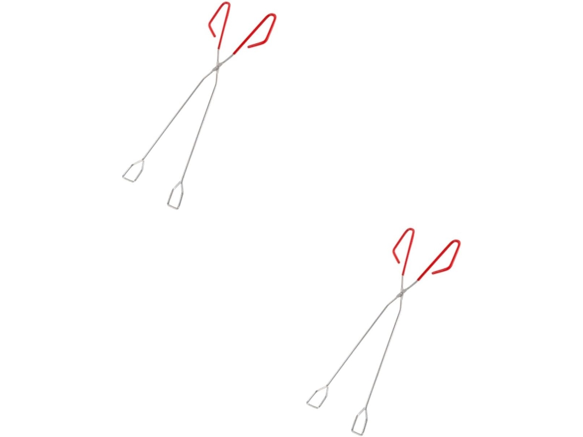Pinça Para Churrasco Toyandona De 2 Peças, Ferramenta De Preensão Para Camping, Acessório Para Grelhar Ao Ar Livre