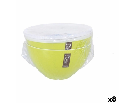 Conjunto de Tigelas Kitchen Tropic   Com tampa Verde 2 Peças (8 Unidades)