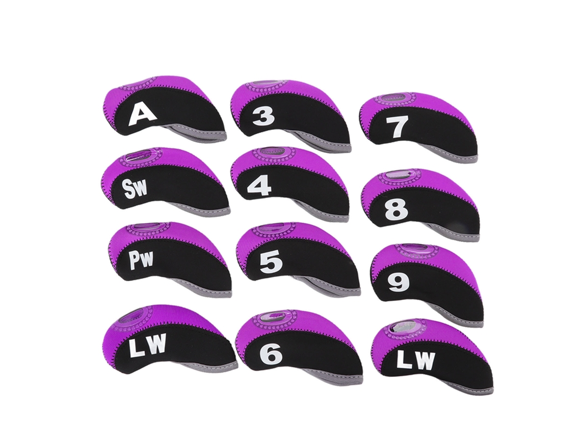 Conjunto De 12 Capas De Cabeça De Taco De Golfe Laxiscreed Para Proteção E Transporte