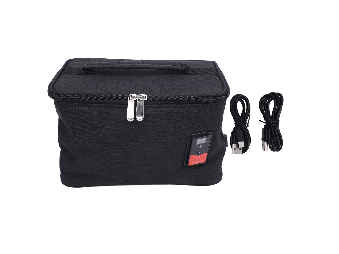 2026 bolsa Calentadora de Mamadeiras Usb, Bolsa de Isolamento Portátil para Viagens e Carro, Aquecedor de Comida para Bebê