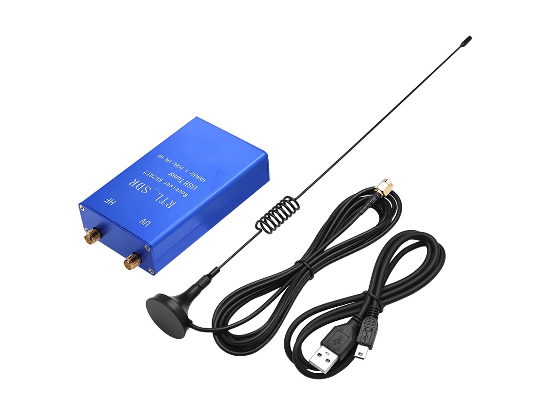 Rtl2832u+r820t2 Rtl Sdr Usb Tuner Receiver Banda Completa Uhf Vhf Hf Am/fm