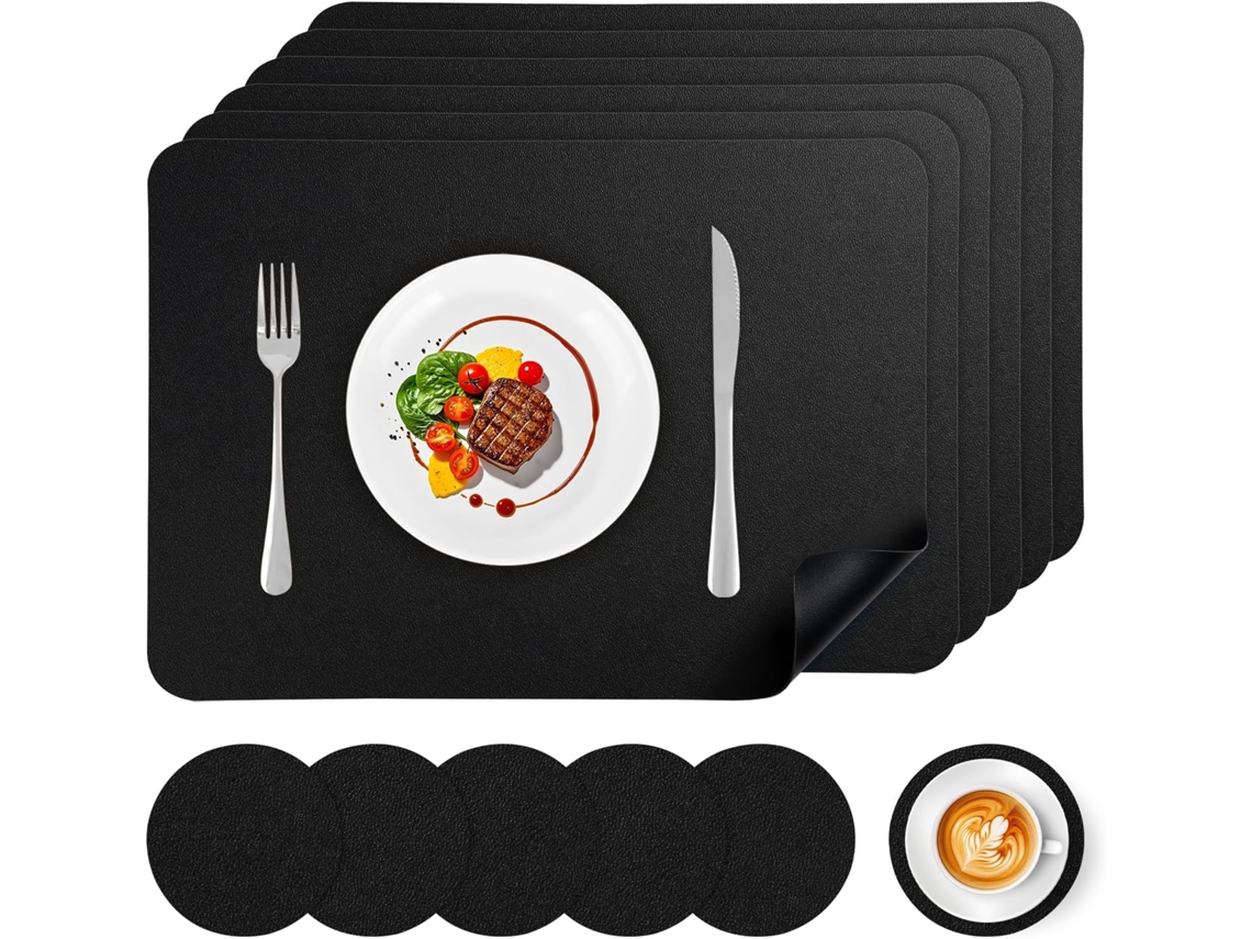 Mousepad grande com padrão de esferas de carbono AQUAFORGE