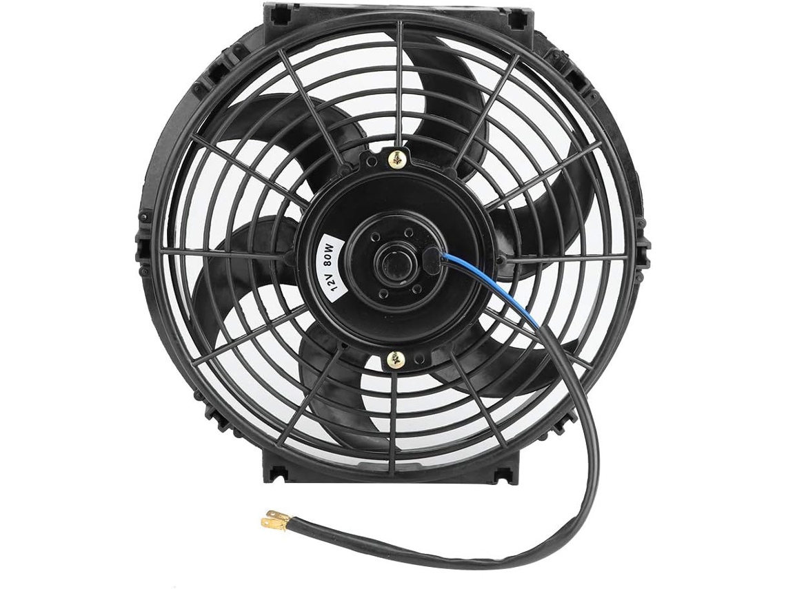 Ventilador De Resfriamento Automotivo Wakects 12v 80w, Ventilador Elétrico Universal De 10 Polegadas Para Caminhões E