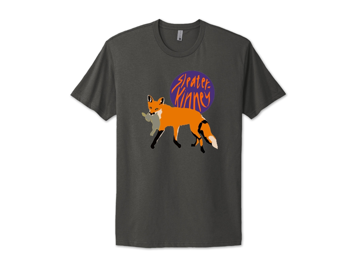 Camiseta Sleater Kinney Fox ROCKINSTONE Unissex Adulto Mais Vendidas Tamanho: XXL