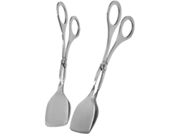 Pinças De Cozinha Supvox Aço Inoxidável, 2 Peças, Anti Escaldantes, Leves E Ergonômicas Para Pegar Bolos, Espaguete E