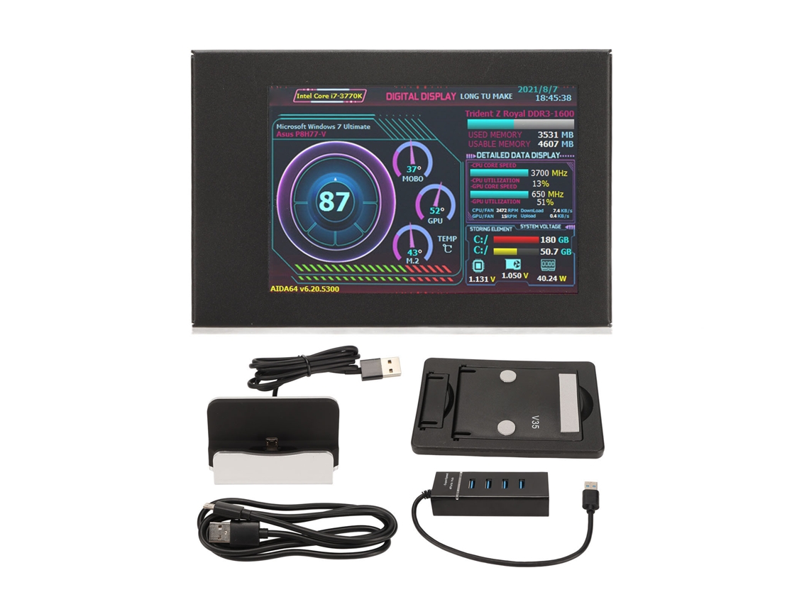 Monitor Tela Mini 3,5" Ips LAXISCREED