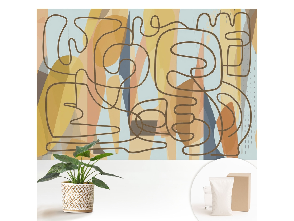 Papel De Parede Fosco Elegante Espelharte (152x104 Cm)