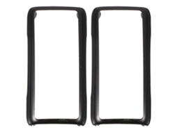 Capa Protetora Preta Para Pulseira De Smartwatch, Feita De Material Abs, 2 Unidades.