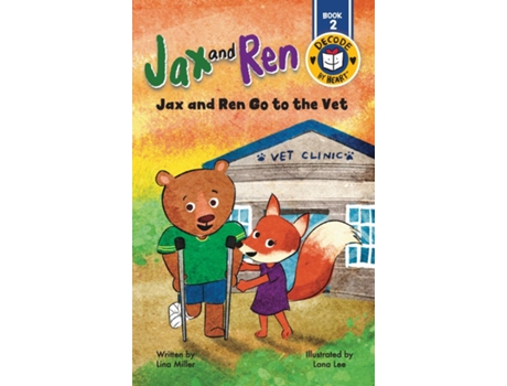 Livro Jax and Ren Go to the Vet de Lina Miller (Inglês)