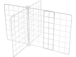 Beaupretty Divisor Metálico Ajustável para Geladeira E Freezer, Prateleiras Organizador Com Grade Ventilada
