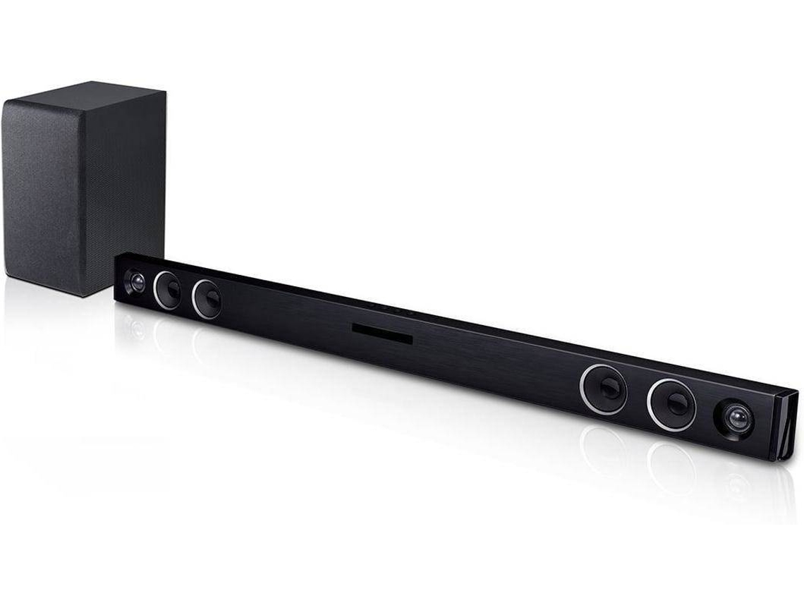 Soundbar LG SQC2 (Outlet Grade A - 2.1 Canais - 300 W - Subwoofer Sem Fios)