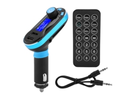 Mali transmissor Fm Bluetooth Mp3 com Porta Usb Dupla Controle Remoto para Carro