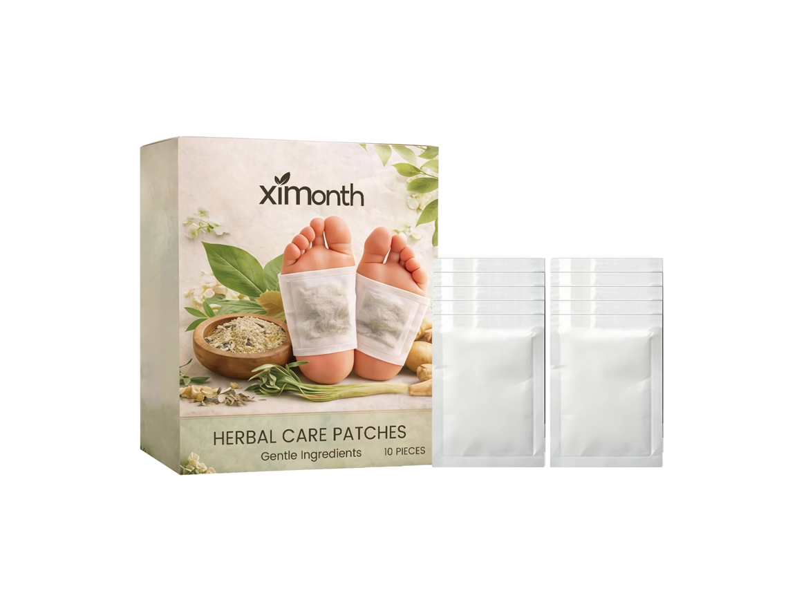 Parche Herbal Pé Ximonth Cuidado Suave Sono Noturno