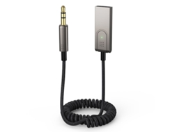 Cabo Auxiliar Bluetooth Para Carro/ Adaptador Carro Cinza