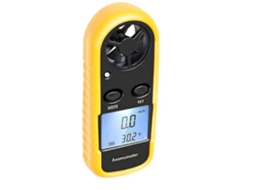 Mini Anemômetro Digital Com Lcd, Medidor De Velocidade Do Vento